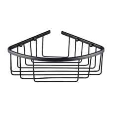 Stella Black Single Wire Corner Basket